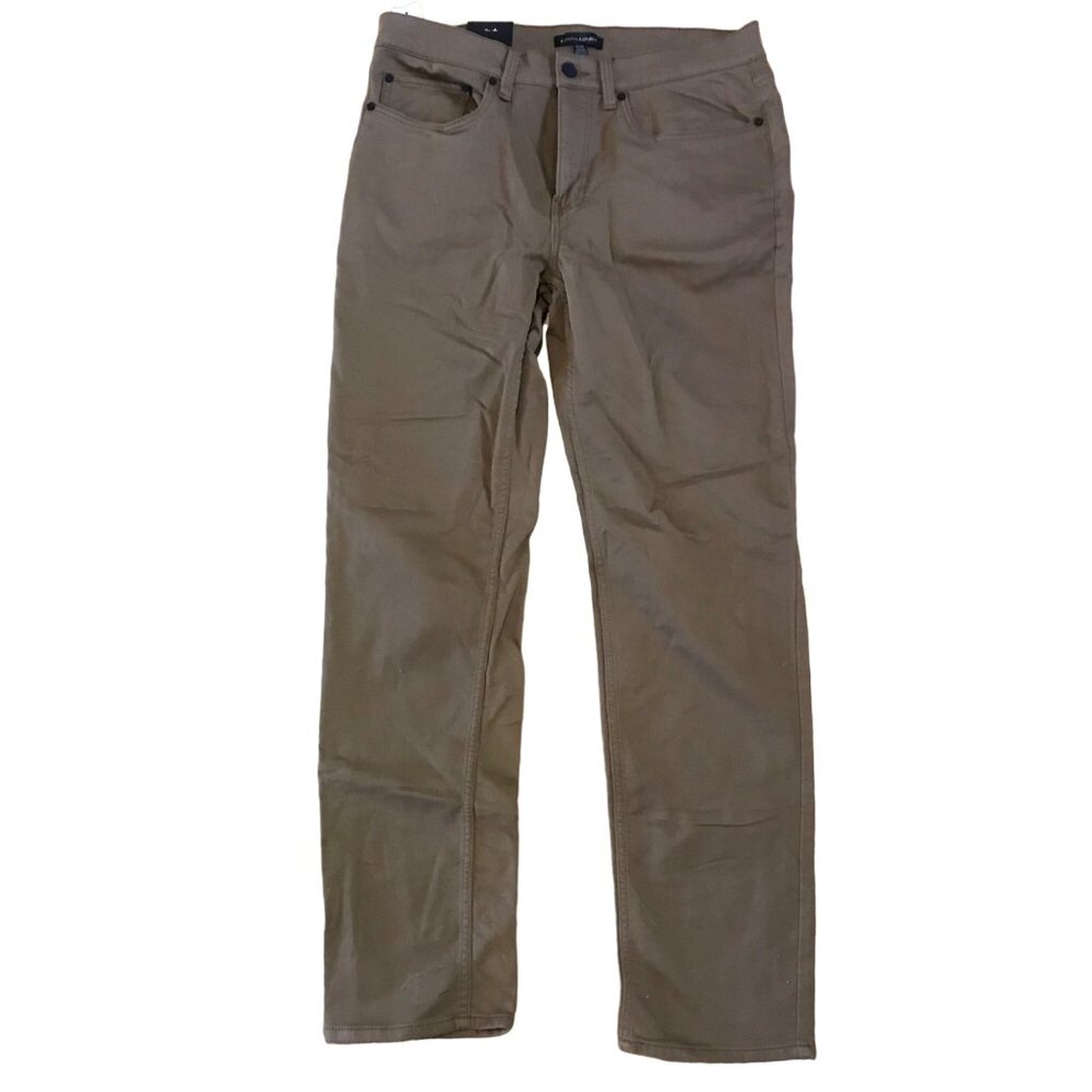 Banana Republic Mens Khaki Slim Fit Pants 32x32 Cotton Stretch